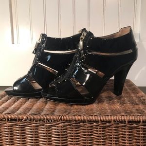 Sofft Patent Leather Caged Heels